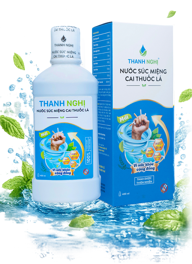 Sản phẩm nước súc miệng thảo dược Thanh Nghị